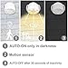 HONWELL Battery Operated Motion Sensor Light Outdoor Wireless Waterproof Spotlight Motion Detector Security Light, Light Sensor Auto On Off for Porch Stair Hallway Garage Wall Shed House Door (1Piece)