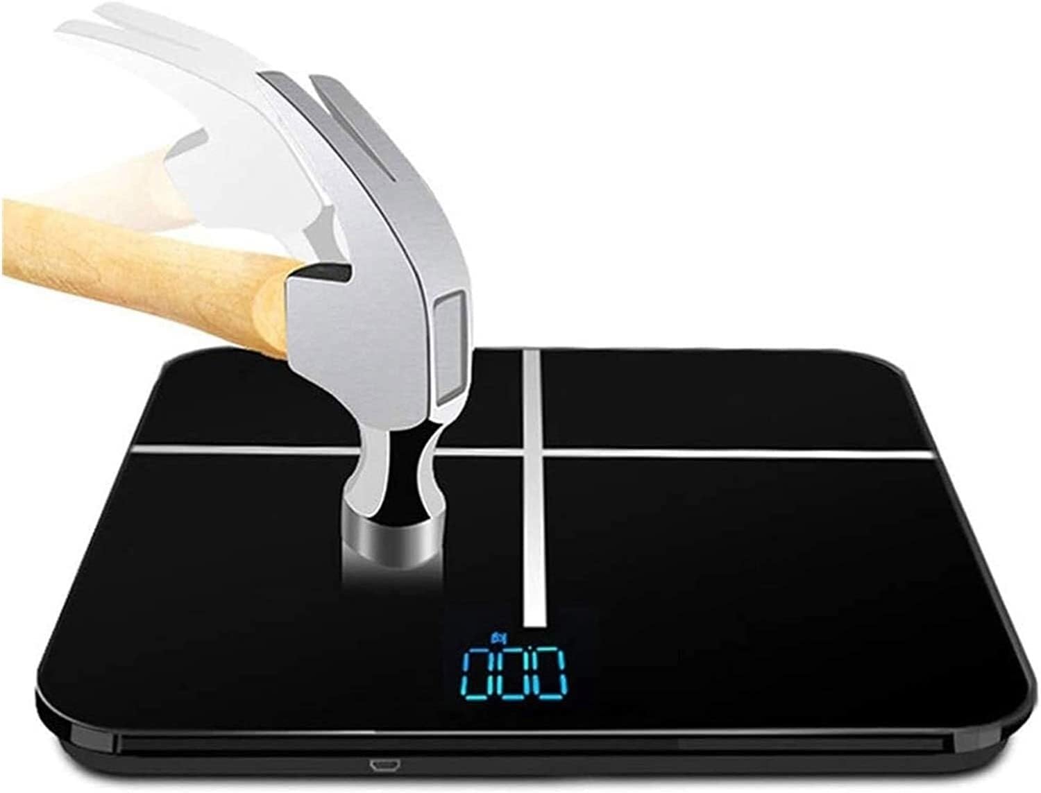 Báscula De Baño Digital Báscula De Peso con Pantalla Digital Báscula De Baño Casera Báscula Electrónica Báscula De Grasa Corporal Control De Peso