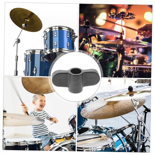 Kisangel 4pcs accesorios para soporte de platillos de batería miniatura 6