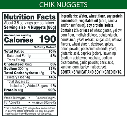 Morningstar Farms Meatless Chik'n Nuggets, Vegan Plant Based Protein, Frozen Meal, Original, 10.5Oz Bag (1 Bag) #TOP1