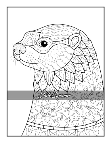 100 Animals: An Adult Coloring Book with Lions, Elephants, Owls, Horses, Dogs, Cats, and Many More! - Image 76