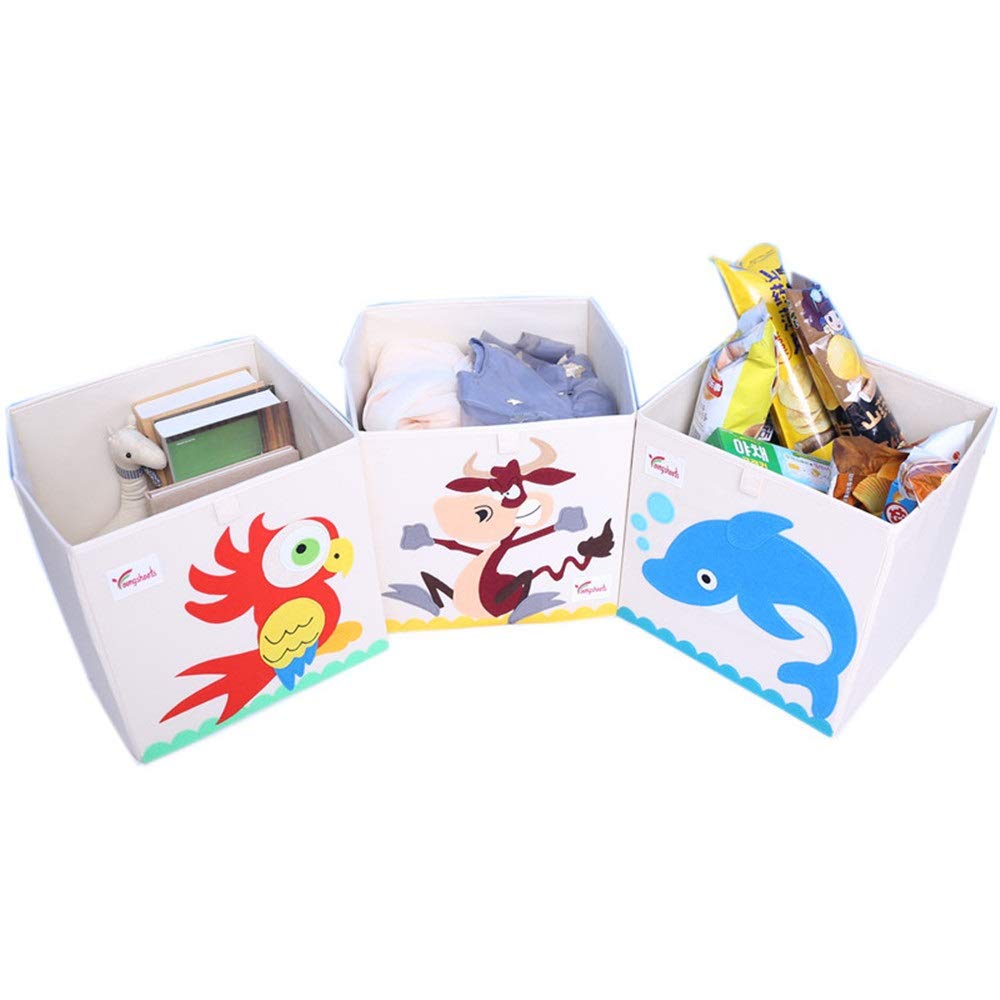 Toy Organizer Storage Basket - For Organizing Toy Storage Baby Toys Toys Dog Toys Baby Clothing Children Books Toy Box Organiser (Color : Small animals, Size : Free size)