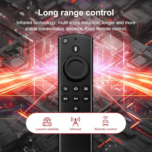 Image of Voice FireStick Remote Control Fit for FireSeries Smart TVs Cube (1st & 2nd Gen), TV Stick 4K /Lite /Stick (2nd Gen), and Smart TV (3rd Gen), N0t for Insignia-Toshiba-Pioneer Smart TV