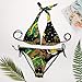 Christmas Ape Man Drinking Beer Women's Bikini Two Piece Swimsuit Sexy Swimwear Halter String Triangle Bathing Suit 2XL