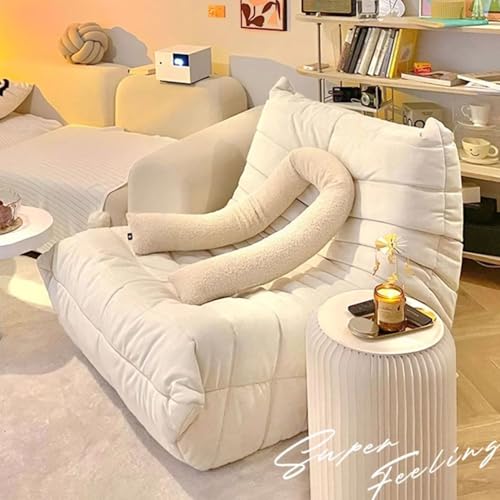 Fucxeoy Togo Kaminsessel, Ecksitzsäcke, Bequemes Lazy-Bodensofa, Loungesessel-Sofa Aus Schaumstoff Mit Ergonomischem Design, Für Wohnzimmer, Schlafzimmer, Wohnheim, Salon, Büro
