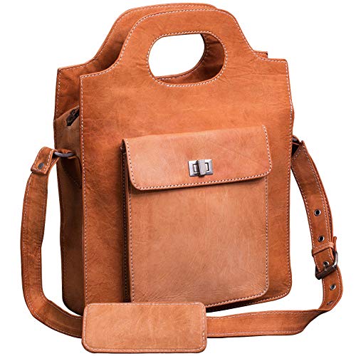 Inspirati Bolso de piel natural para mujer, bolso de mano elegante, versátil bandolera, bolso cruzado, bolso de mano grande, bolso de hombro de cuero de alta calidad para el día a día, viajes y