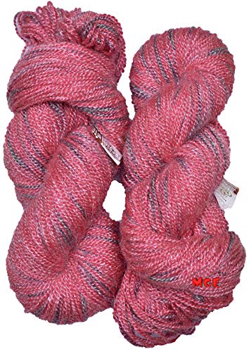 Image of M.G Knitting Yarn Jannat Wool, Redmix 500 gm Best Used with Knitting Needles, Crochet Needles Wool Yarn for Knitting. by M.G