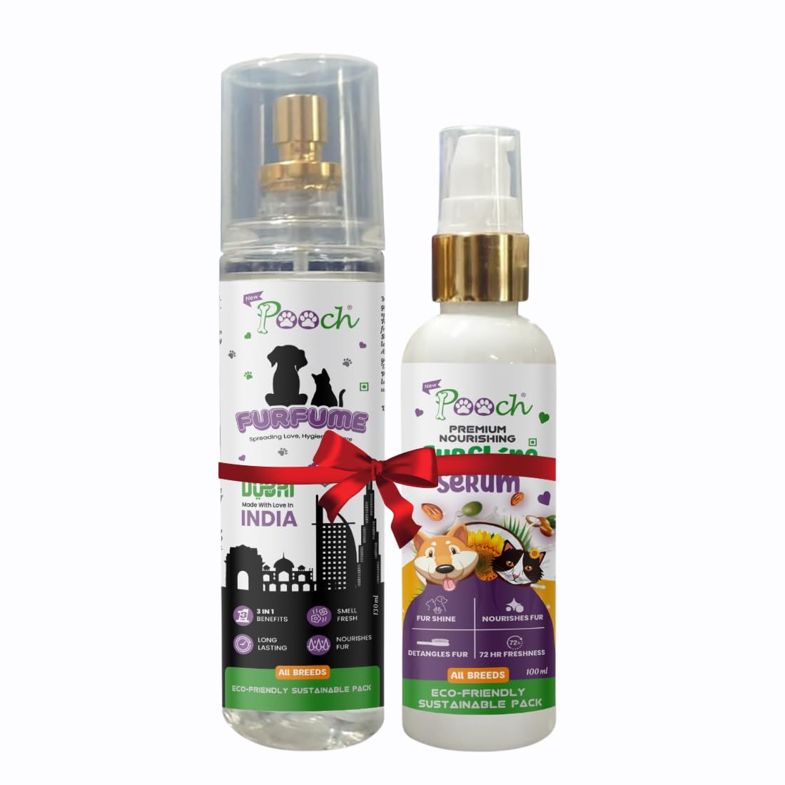 POOCH Premium Pet Grooming Combo | 130ML Long lasting-Furfume | 50ML Anti-Frizz Hair Serum (B0DH51XXJ5) Amazon Price History, Amazon Price Tracker