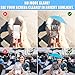 Phone Umbrella - Anti-Glare Sun Shade, Phone Umbrella for Sun iPhone, Clip On umbrella for phone sun shade, Protects from Sunlight and Glare, Outdoor Activities, Universal Fit for All Smartphones (Blue)