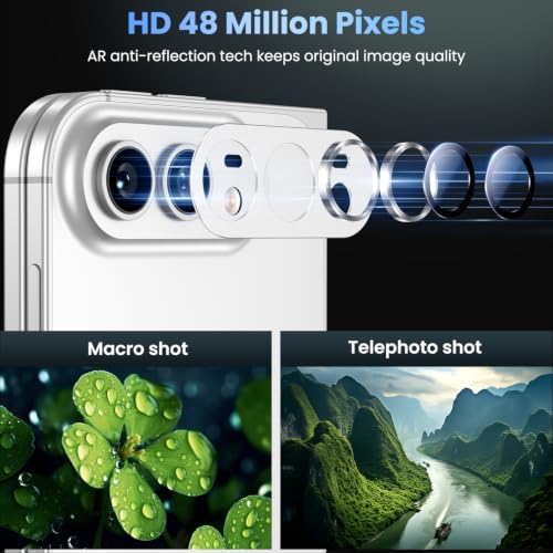 Uyiton for iPhone Duo Camera Lens Protector, Metal Frame Glass Cover - image 3