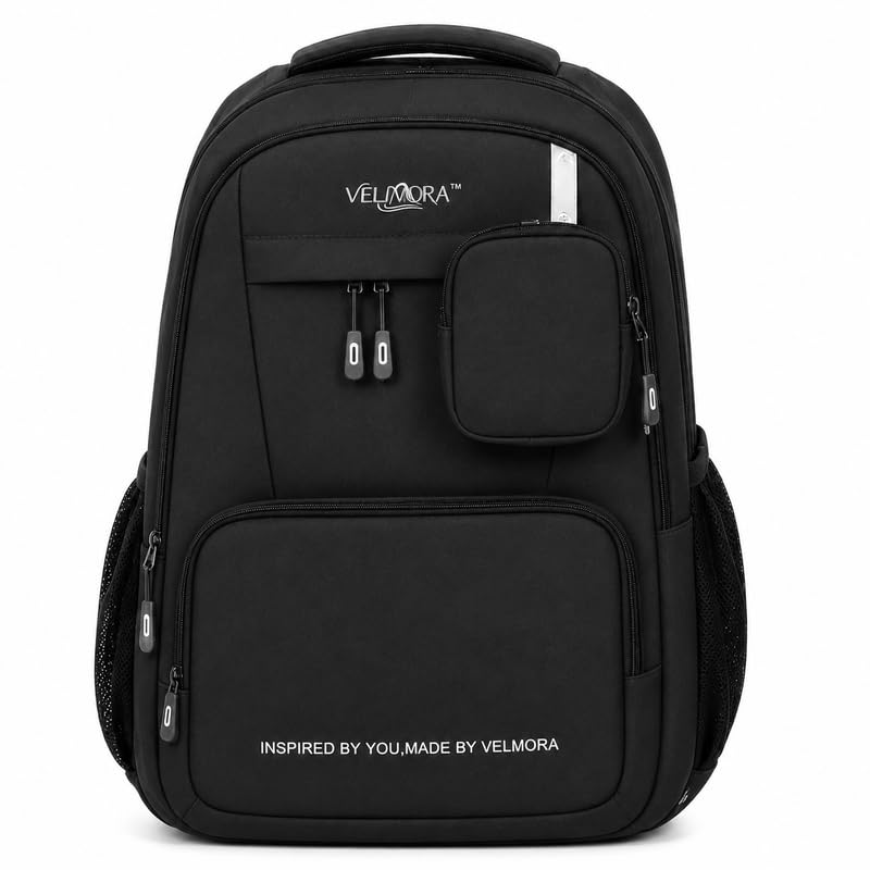 mbw Water Resistant Laptop Backpack Bag for Men & Women 35L | Korean Polyester College School Office Travel Bag with Multi Compartments Side Pockets & Accessory Pouch-picture-56