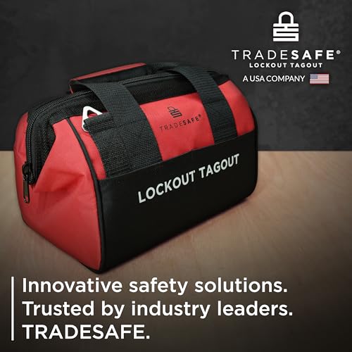 TRADESAFE Bolsa de identificação de bloqueio para dispositivos Loto - Kit de etiqueta de bloqueio de