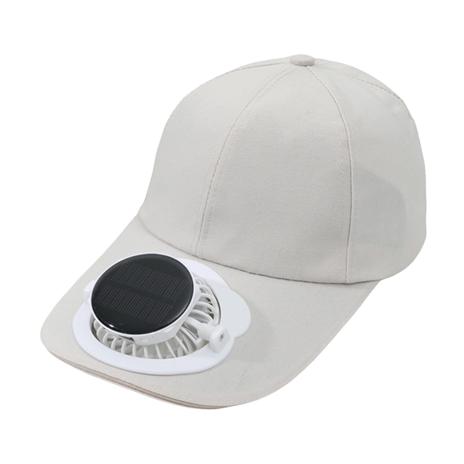Baseball Hat with Fan, Solar Powered Cooling Baseball Hat, New Breathable Solar Powered Baseballs Cap with Built-in Fan, Breathable Peaked Hats, Outdoor Sports Headpiece, for Women Men