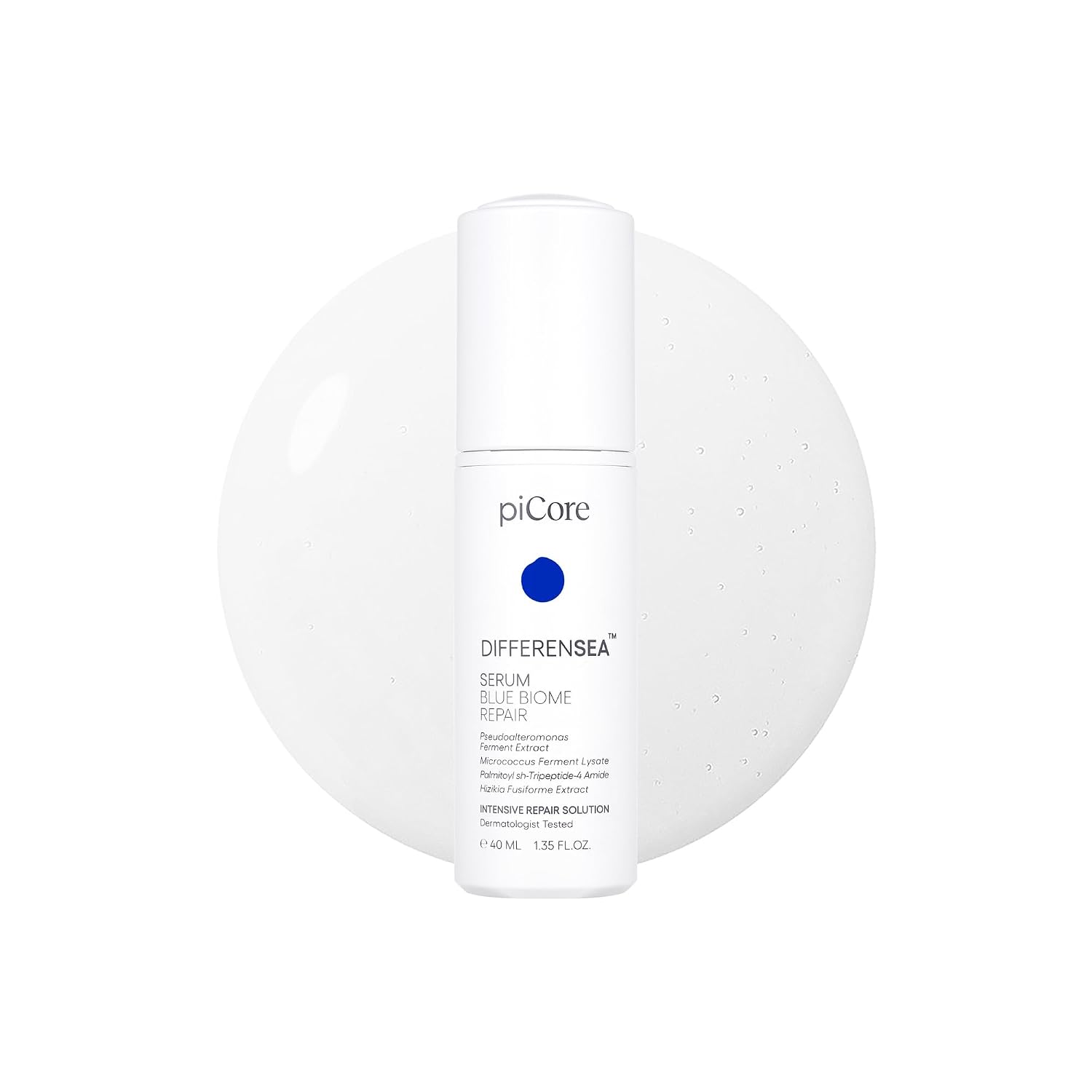 piCore DIFFERENSEA Serum—Deep-Sea Microbiome + 6 Vitamins + 8-Type Hyaluronic Acid, glow skin with Peptide & Niacinamide, for Sensitive Skin — Korean Skincare 1.35 FL.OZ.