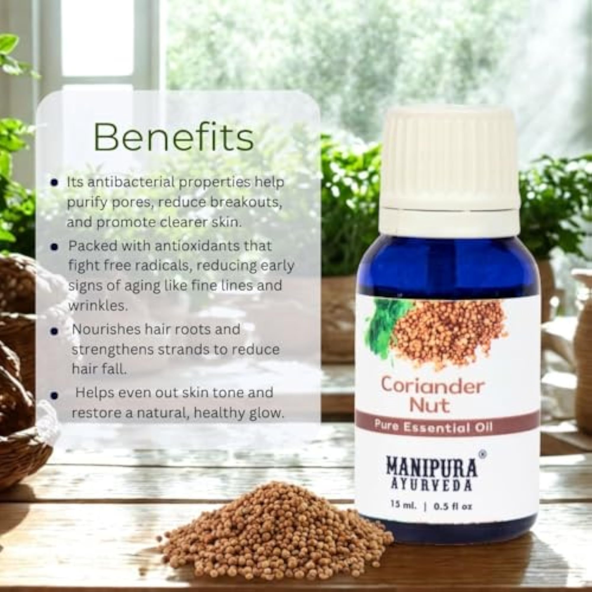 Coriander Nut & Tangerine Oil Diffuser Combo Pack, 100% Pure