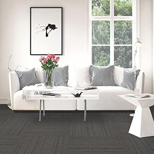 Image of Mohawk Basics 8 inch x 8 inch Carpet Tile Sample with EnviroStrand PET Fiber in Iron, (1 Sample)
