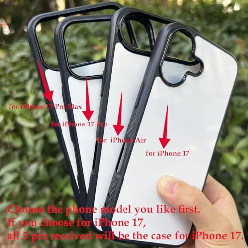Coque sublimation iPhone Air mate lot de 5 inserts personnalisables - 4