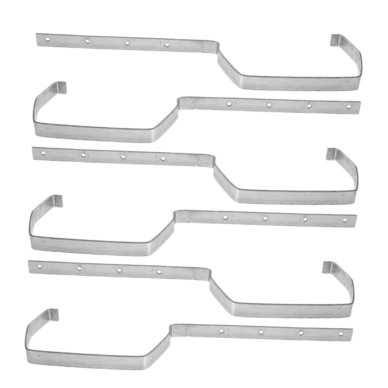 Soporte piezas Pluviales para Plata Hierro 6 de Canaletas para Techo