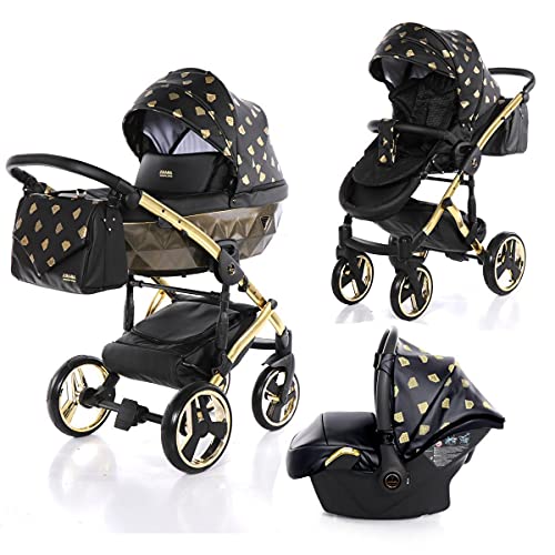 Junama kinderwagen Isofix 2in1 3in1 Glow van Lux4Kids White 01 2in1 zonder autostoel - Afbeelding 6