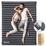 HIKENTURE Double Sleeping Pad - Inflatable Camping Air Mattress - Light and Compact - for Backpacking, Self-Driving Tour, Hiking, Tent