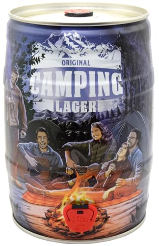Kalea | Camping Lager | Lagerbier mit 4,9% Alkohol | bestens geeignet für einen Abend mit Freunden am See | Festivals | Camping-Urlaub | Segeltörn (Camping Partyfass)