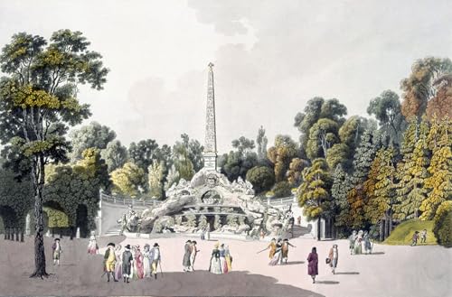 Poster jardin Schoenbrunn Vienne de Laurenz Janscha pour sublimer un salon moderne 60x90