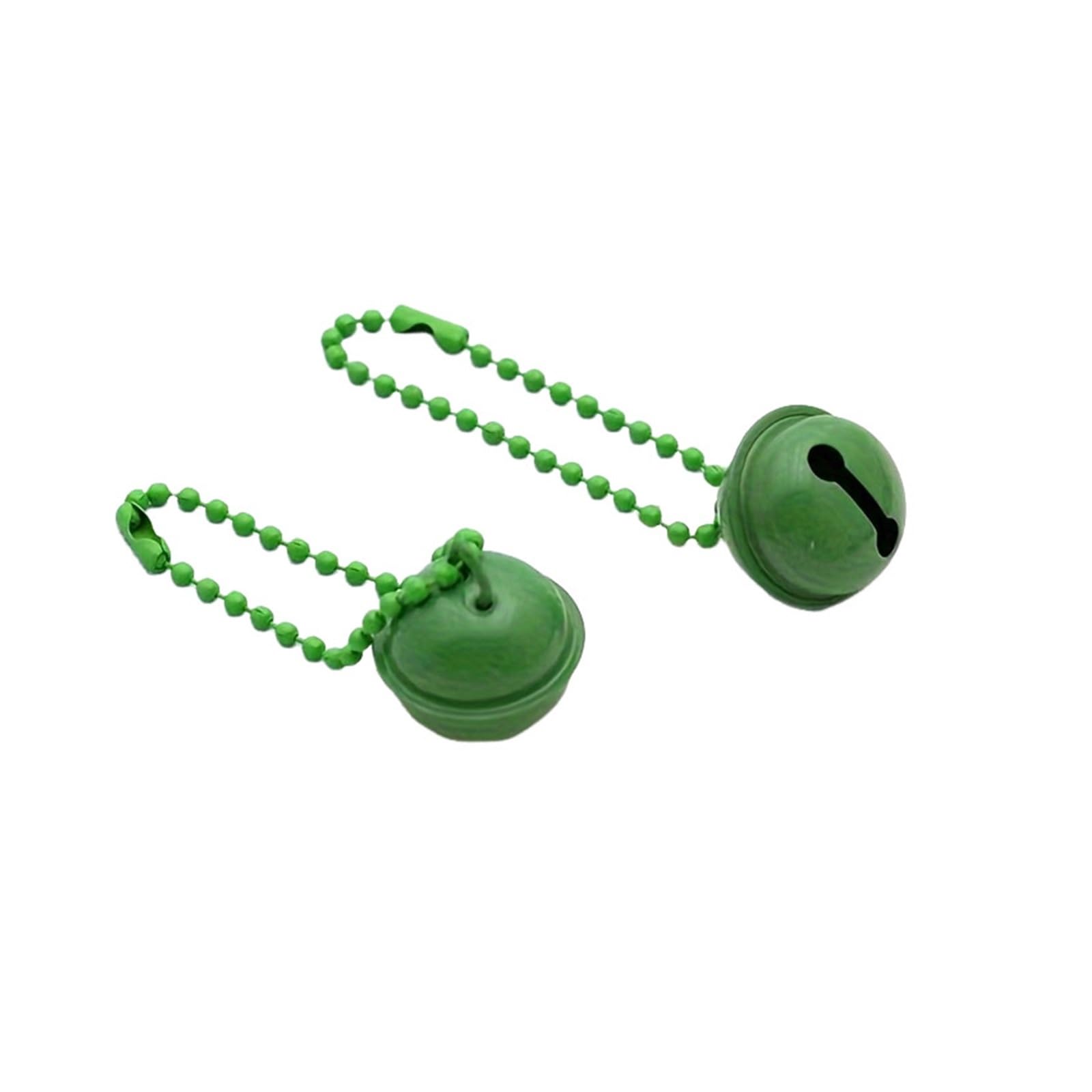 Christmas Bells 50pcs Bead Chain Bell Keychain Pendant Diy Colorful For Suitcase Box Bag for Christmas Decor