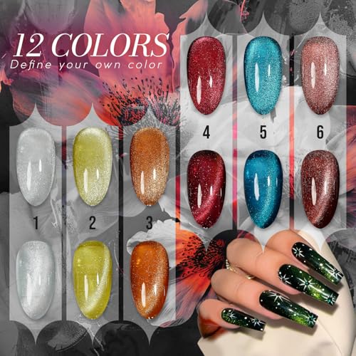A’DOR BEAUTY Cat Eye Gel Nail Polish 15 mL miniatura 5