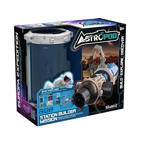 SILVERLIT - Astropod - Der Raumstationsverbinder - Thema Universum und Raum - Konstruktion und Erfahrungen - Weltraumspielzeug für Kinder - Ab 6 Jahren