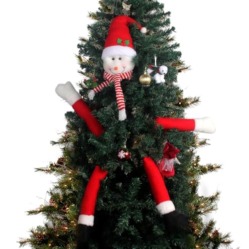 Decoración de árbol de Navidad de brazos largos que evita caídas 7