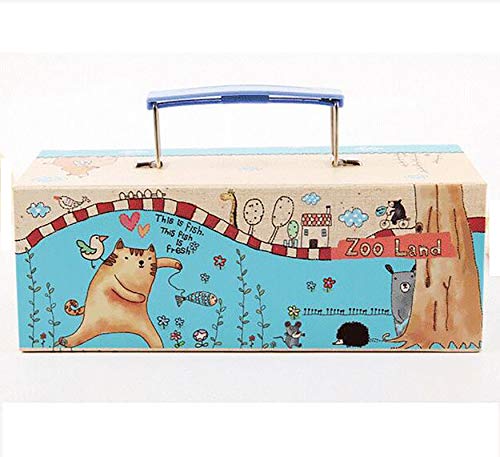 HRXS Estuche De Lápices Multifunción De Tres Capas Estuche De Lápices Portátil Cover