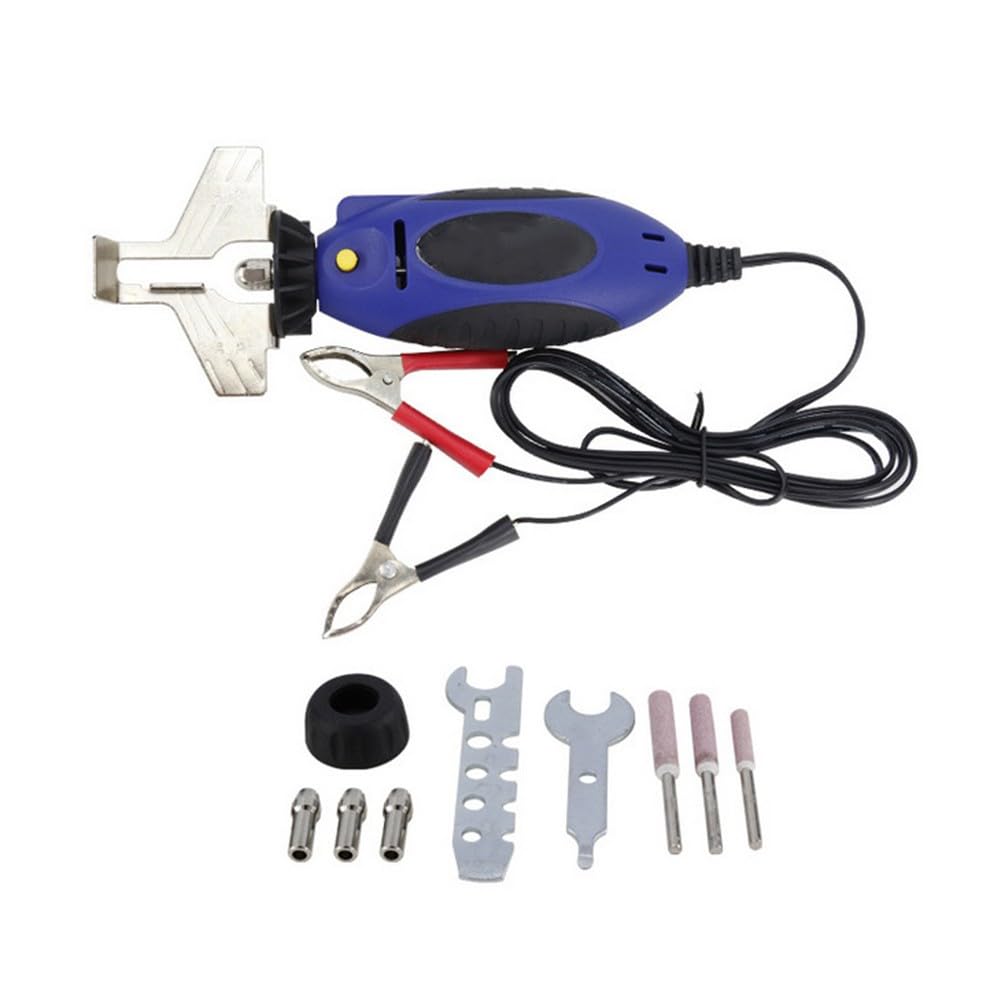 Affûteuse électrique pour tronçonneuse 12V mini scie nomade avec meuleuse 25000 tr min