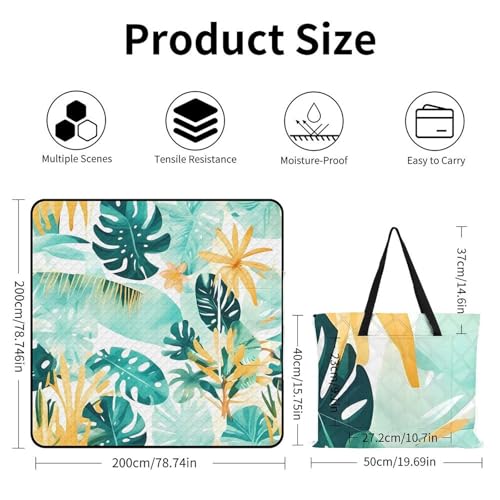 Couverture de pique-nique pliable et imperméable pour camping