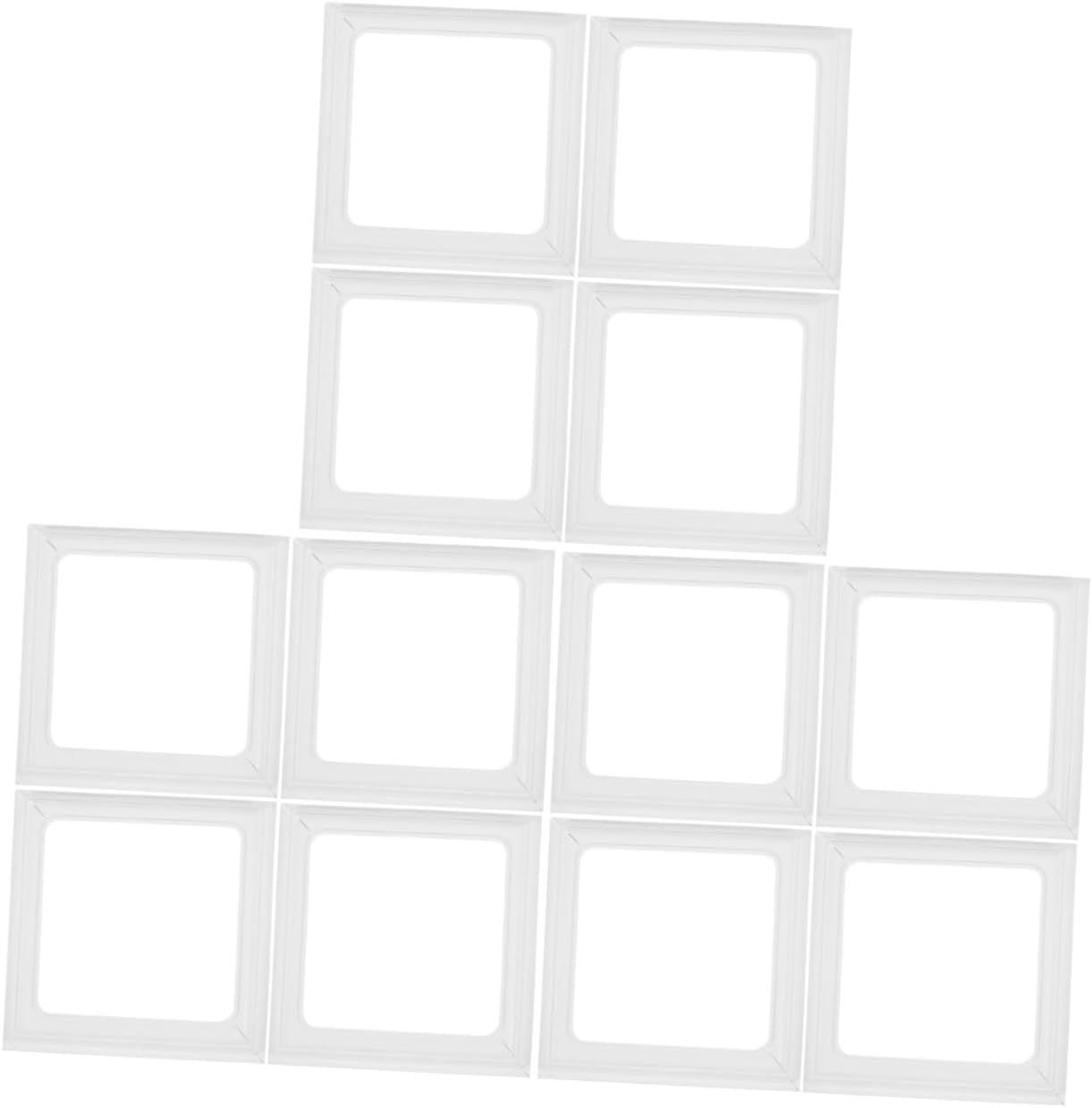 GALPADA 12pcs Plastic Column Wraps for Porch Deck Post Skirt Cover Easy Installation Versatile Design for Garden Railings and Fences