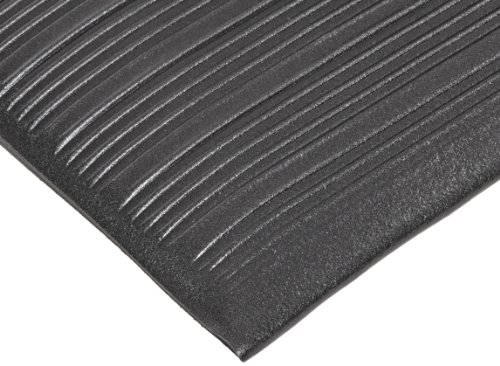 NoTrax T42 Standard PVC Safety/Anti-Fatigue Comfort Rest Ribbed Foam, for Dry Areas, 27