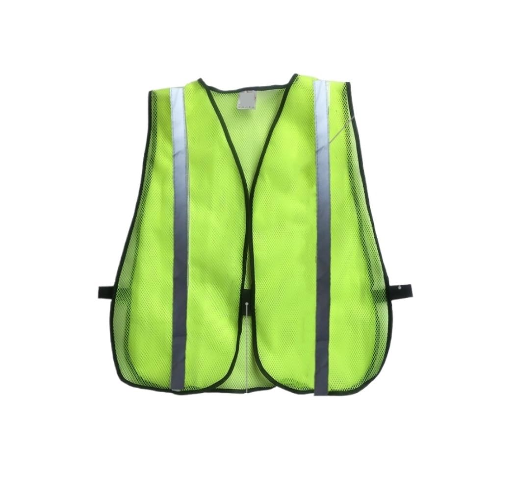 Chaleco de Trabajo de Alta Visibilidad, Chaleco Reflectante de Advertencia tráfico Emergencia Multicolor Talla única(Yellow)