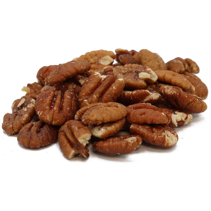 C.J. Dannemiller Pecan Halves, Bulk 10 LB Box, Roasted & Buttered & Salted, Perfect Pecans for Snacking, Mixed Nuts, Trail Mix