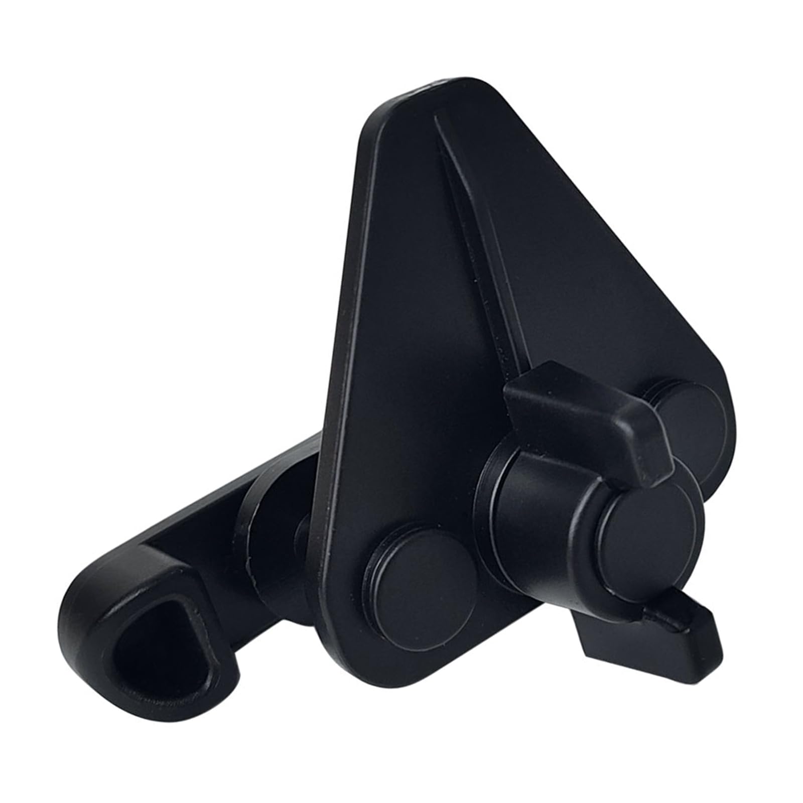 Laikoutd Black Boat Door Stop Stopper Catcher Door Holder Floor Knob Yacht Motorhome Campers Doors Latches Gate Marine Locker Hatches