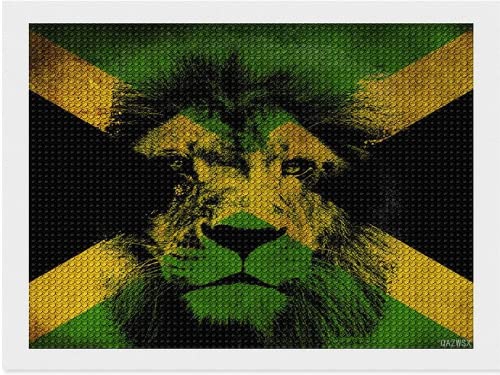Peinture diamant Lion Rasta QAZWSX pour évacuer le stress quotidien