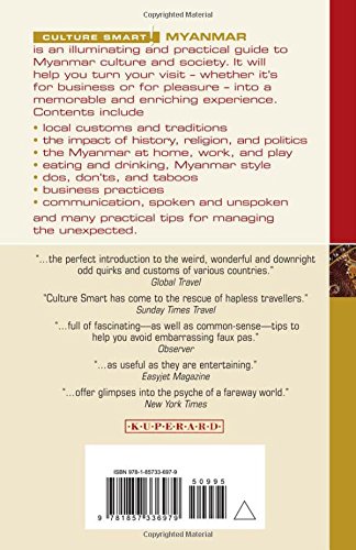 Myanmar - Culture Smart!: The Essential Guide To Customs & Culture #TOP1