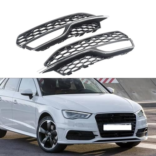 Grille phare antibrouillard S3 A3 2014-2016 pour réparer un cache inférieur cassé - 5