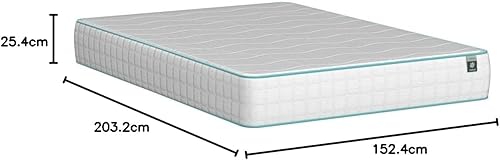 Miniatura 52 de Zinus Colchón de resorte superior apretado de 10 pulgadas, tamaño matrimonial, colchón de resortes interiores, certificado CertiPUR-US, colchón en