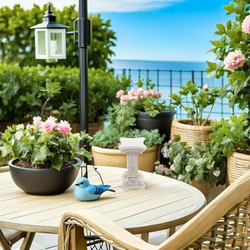 Columna romana de resina para exteriores: decora tu jardín sin miedo al desgaste solar 6