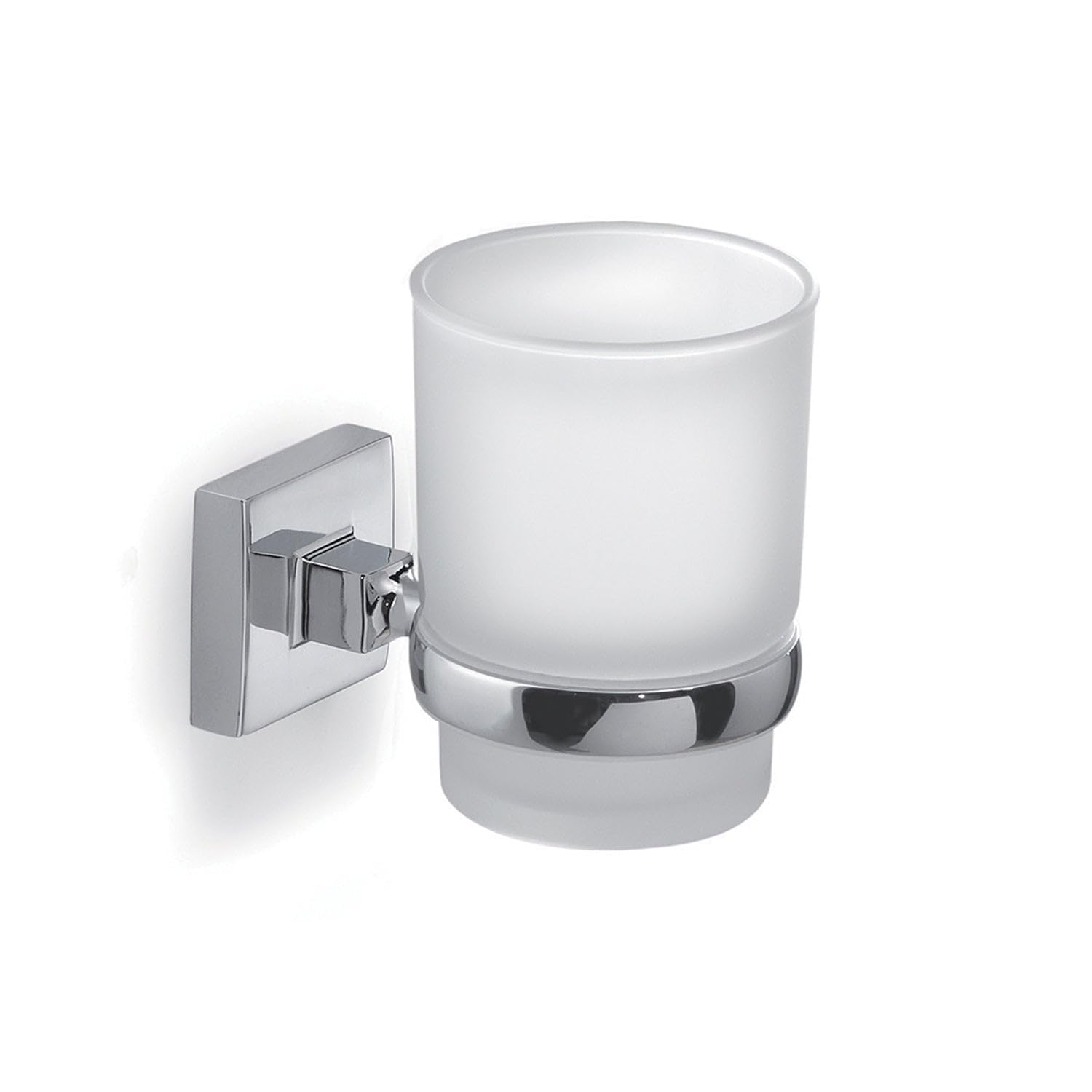 Gedy Olimpo Toilet Roll Holder, Stainless Steel, Chrome, 6.7 x 10.2 x 9.5 cm