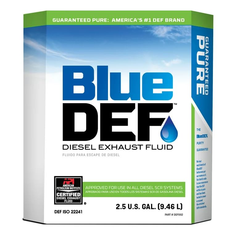 BlueDEF (80 Pack - Branded 2.5 Gallon Diesel Exhaust Fluid Jug DEF002
