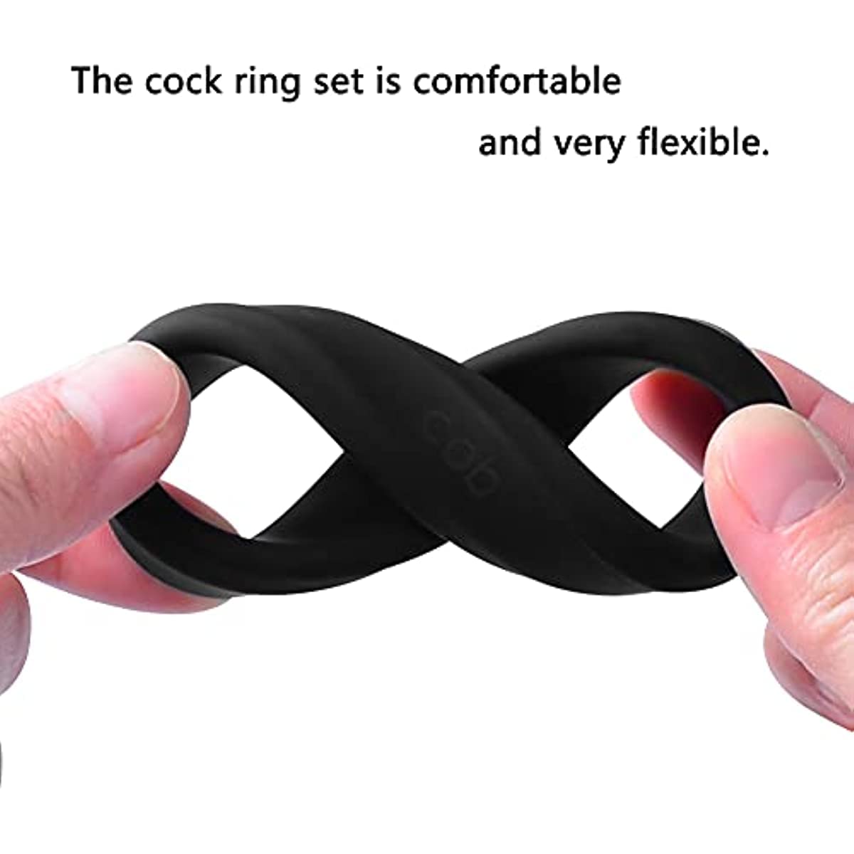 6 Anello di pressione nero Accessori da ginnastica per uomo Anello di silicone nero per uomo