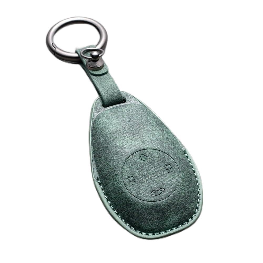 HSUTMEZ Leather Car Key Case Cover for Leapmotor t03 s01 c11 for 2023 Leapmotor C01 T03 S01 C11 Leap Motor Holder Key Fob Keychain