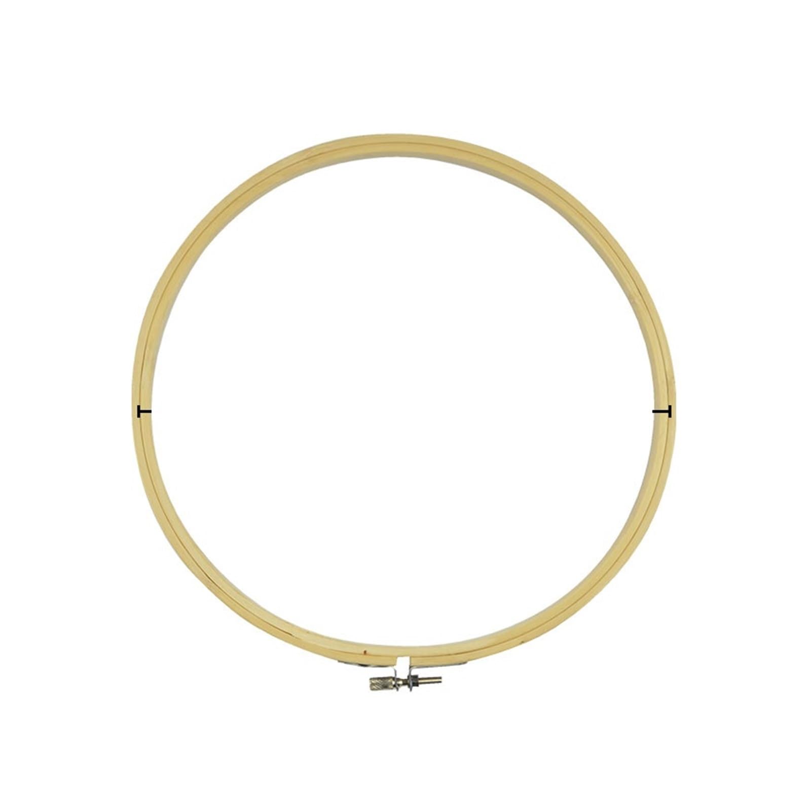CHUDOU Mini Embroidery Hoop Set 8-34cm Ring Embroidery Hoop Frame Large Sewing Tools Mini Wood Cross Stitch for Kit Accessories Decor(26cm)