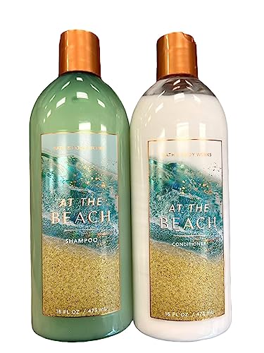 Bath and body Lotion, Perfume Mist, Shower Gel Fragrance Collection (At the Beach ShampooConditionerSet, 2 pc Set)