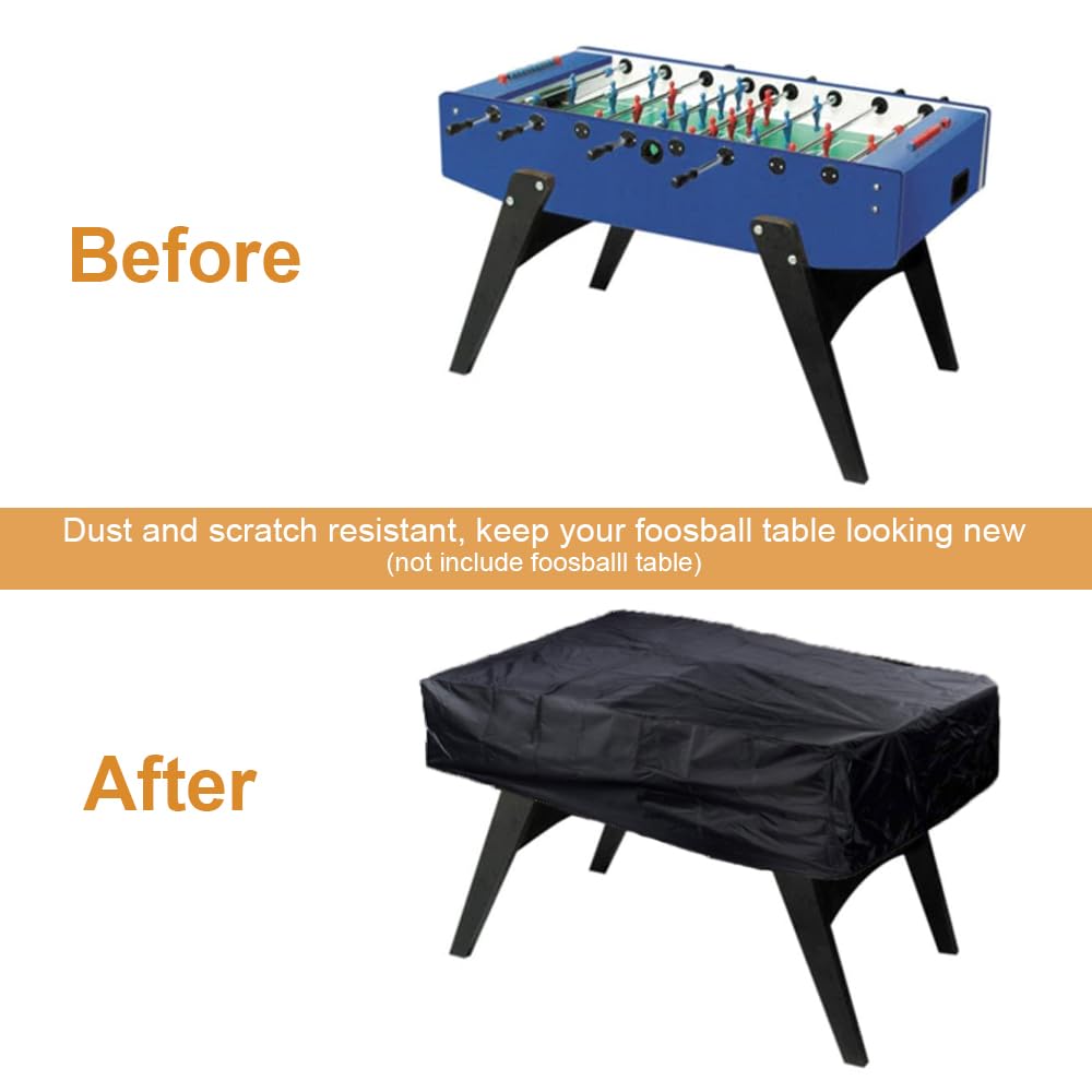 Funda impermeable para mesa de futbolín 63 pulgadas 210D resistente protector